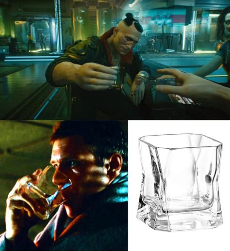 This Bar In Night City Has The Same Whisky Glasses Used By Deckard In Blade Runner R