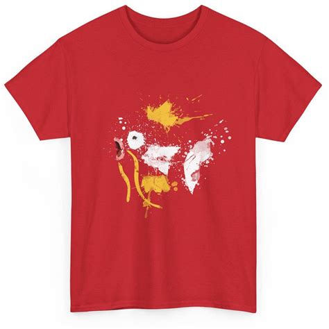 Magikarp Paint Splatter Pokémon Unisex Tee Stencil Style Adults Shirt