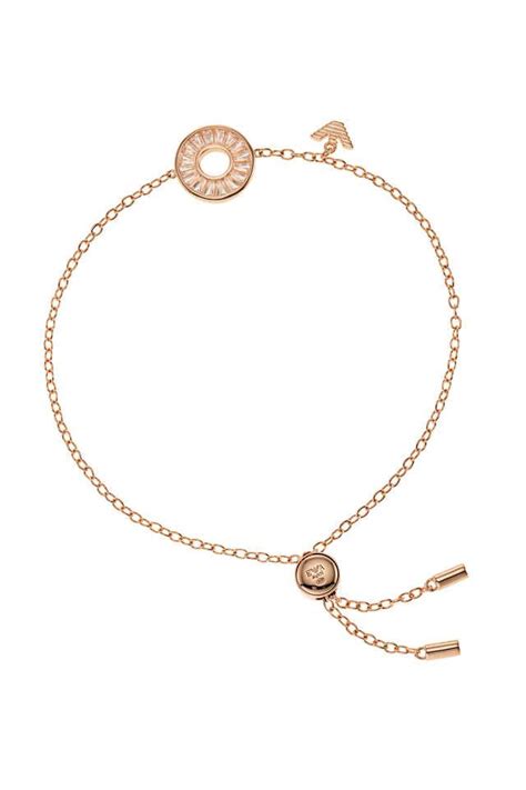 Buy EMPORIO ARMANI Sentimental Rose Gold Bracelet EG3458221 Shoppers Stop