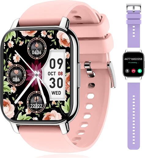 Popglory Smartwatch Uomo Donna Cinturini Orologio Chiamate E