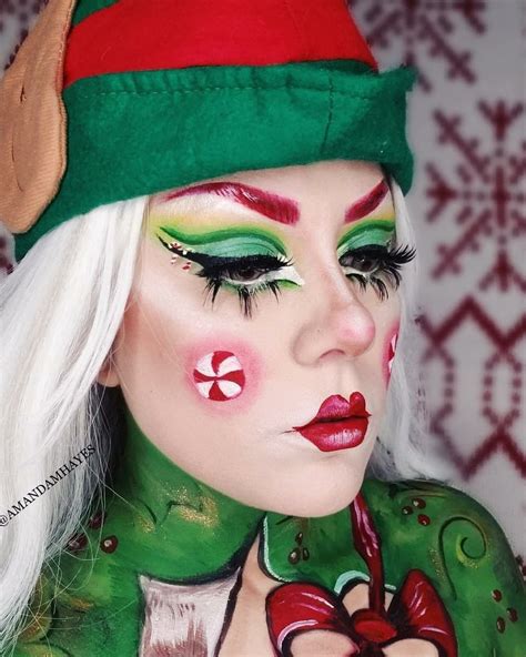 Elf Makeup Christmas Elf Makeup Elf Makeup Cute Clown Makeup