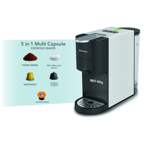 Espressor Manual In Capsule Cafea Macinata Rohnson R Multi