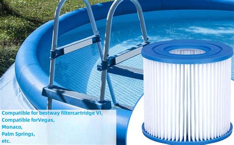 DIFCUL Hot Tub Filter Cartridge VI For All Lay Z Spa Models Bestway Filter Replacement For Lay Z