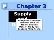 Ch Chapter Supply And Demand Managerial Economics Economic Tools