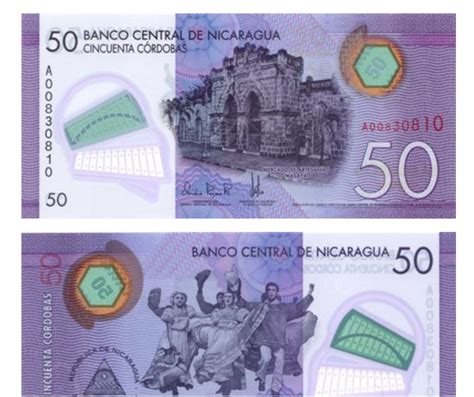 Billete De 50 Córdobas De Nicaragua Nominado Al Mejor Del Mundo Tn8tv