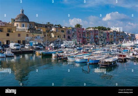 A Picture Of The Marina Di Procida Actual Marina Promenade And