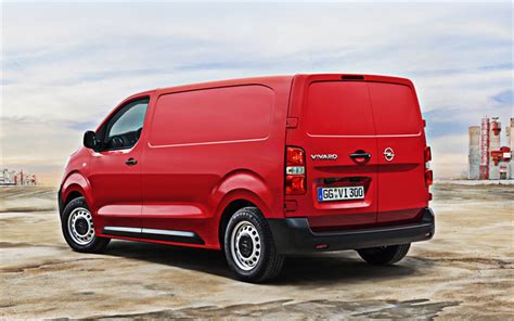 Download wallpapers Opel Vivaro, 2019, new van, rear view, exterior ...