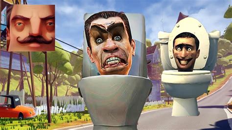 Hello Neighbor My New Neighbor Skibidi Toilets Boss Big G Mann Act 3