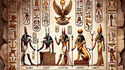 Egyptian Deities Names Of The Egyptian Gods And Goddesses