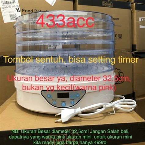 Jual Dehydrator Food Alat Pengering Makanan Mesin Mengeringkan