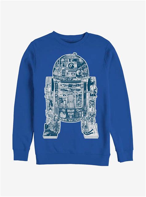 Hot Topic Star Wars Epic R2 D2 Symbol Fill Crew Sweatshirt Hamilton Place