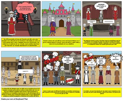 Historieta Sobre La Revolucion Francesa Storyboard