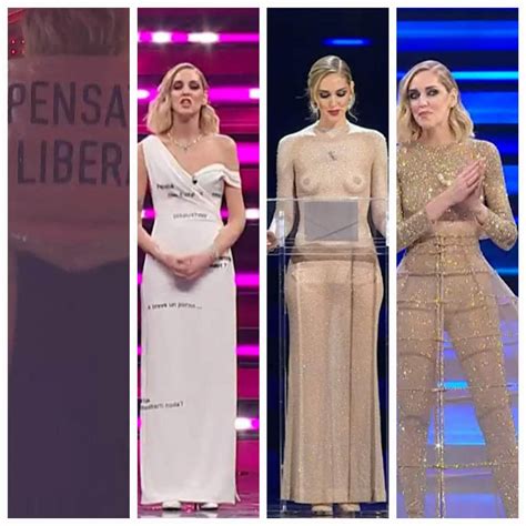 Sanremo Gli Abiti Manifesto Di Chiara Ferragni Un Messaggio