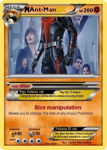 Pokémon Ant Man 71 71 Size Manipulation My Pokemon Card