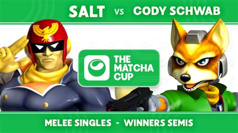 Matcha Cup Cody Schwab Fox Vs Salt Captain Falcon SSBM Melee