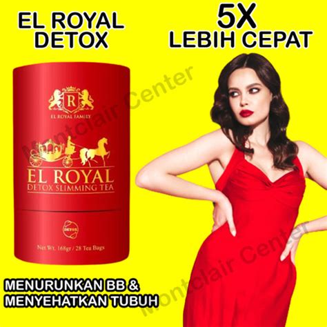 Jual El Royal Detox Slimming Tea Original Pembakar Lemak Jakarta