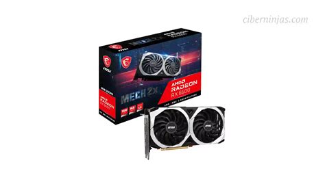 🥇 Tarjeta Gráfica Msi Gaming Radeon Rx 6600 Mech 2x 8gb Gddr6 128 Bit