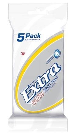 Wrigley S Extra White Sweet Fruit Multipack 5x10 Pallets