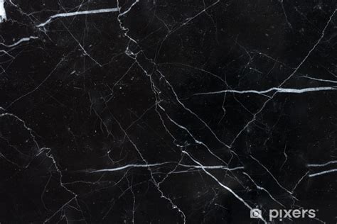 Wall Mural black marquina marble texture background - PIXERS.CA