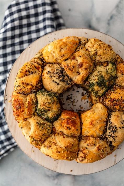 Savory Monkey Bread Recipe The Cookie Rookie