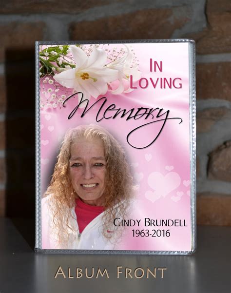 In Loving Memory Photo Album Or Tribute To Loved One Great Keepsake Or