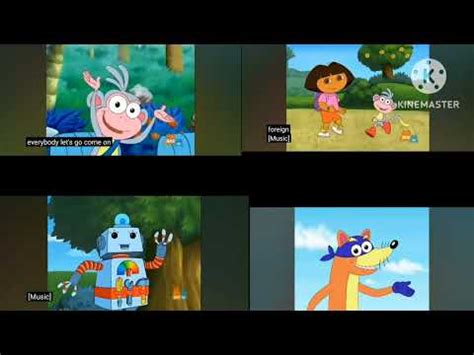 Dora The Explorer Travel Song Quadparison Youtube