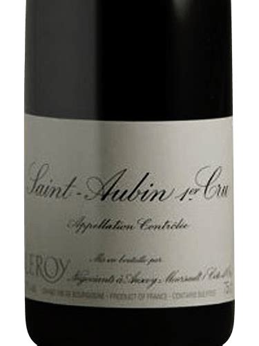 Maison Leroy Saint Aubin Premier Cru Rouge Vivino Us