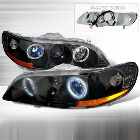 Honda Accord Spec D Halo Projector Headlights Black Lhp Acd V Jm