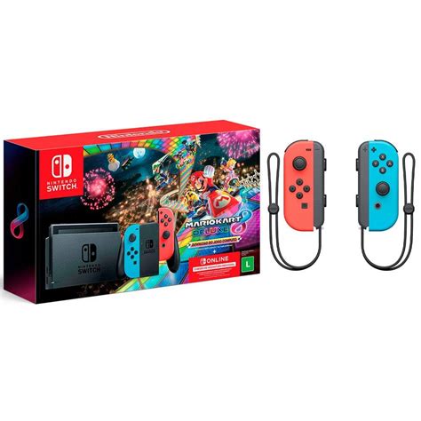 Console Nintendo Switch 32gb Azul E Vermelho Pontofrio