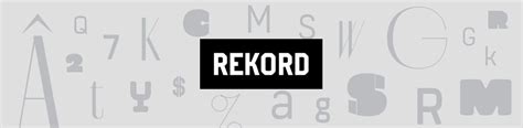 REKORD ~ Creative Market