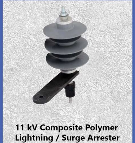 1 Pole 11 Kv 5ka Class II Polymeric Surge Arrester With Bracket At Rs