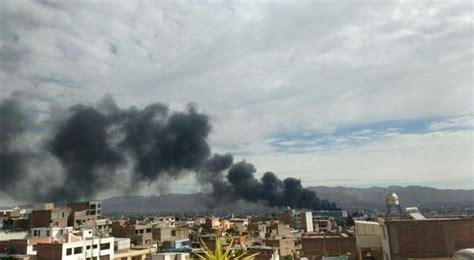 Incendio en Arequipa magnitud de la emergencia que afecta 4 galerías