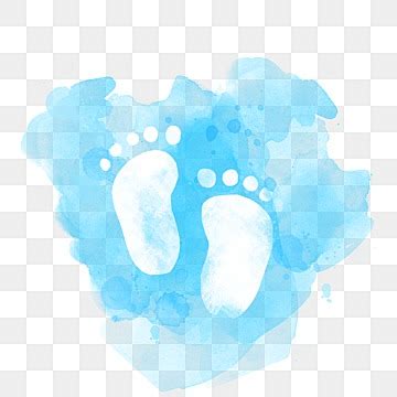 Baby Footprints Clipart Vector Blue Baby Footprints Blue Clipart