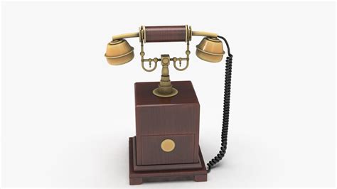 Vintage Telephone 3d Model Cgtrader