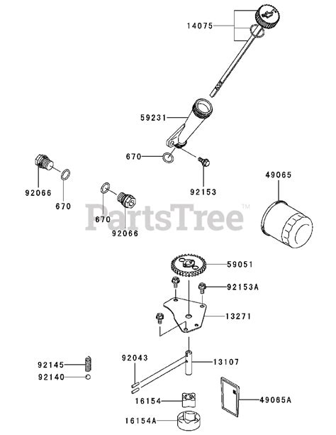 Kawasaki Fx1000v As00 Kawasaki Engine Lubrication Equipment Parts Lookup With Diagrams Partstree