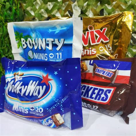 BOUNTY MILKYWAY SNICKERS TWIX MARS Minis Funsize Sharebag