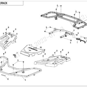 Diagram Cfmoto Cforce Xc Cf Az A Rack F Cfmoto Usa