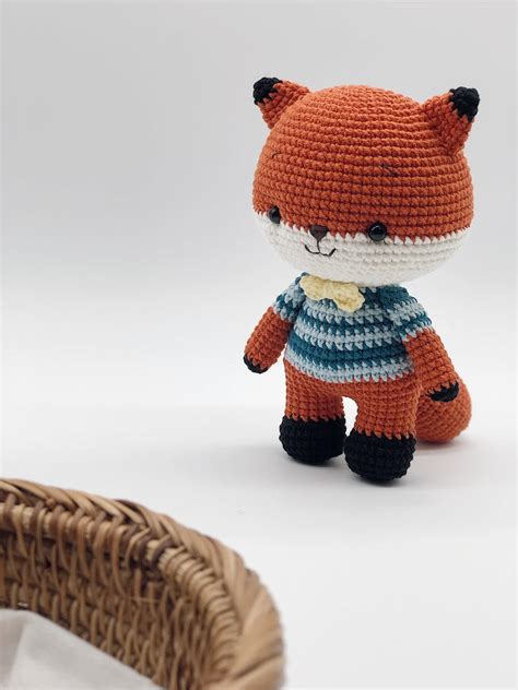 Crochet The Little Fox - PDF Pattern - Language: English – Tranguyenami