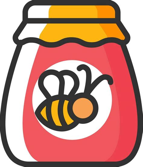 Vector Illustration Of Honey Jar Icon 27617463 Vector Art At Vecteezy