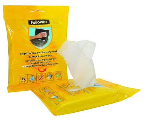 Fellowes Performance Laptop Screen Wipes - 25pk - Ebuyer