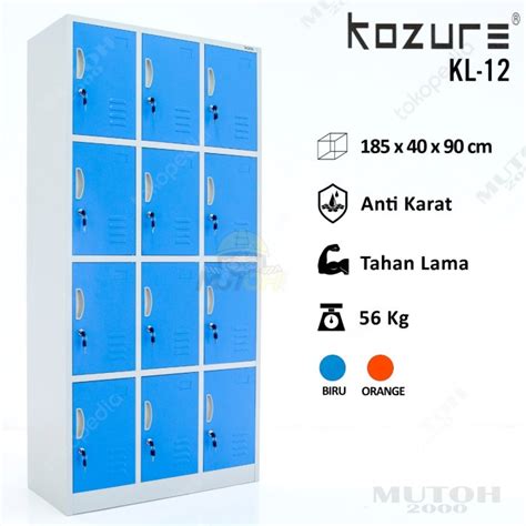 Jual Filling Cabinet Loker Locker Lemari Kabinet Besi 12 Pintu Kozure