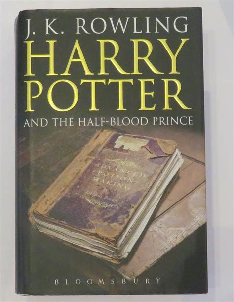 Harry Potter And The Half Blood Prince First Edition By Jk Rowling