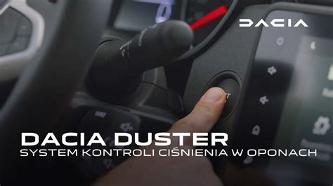 Dacia Duster System kontroli ciśnienia w oponach YouTube