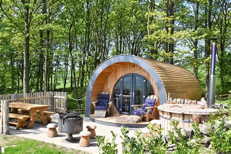 Luxury Camping Pods For Glamping Holidays In Yorkshire Catgill Farm