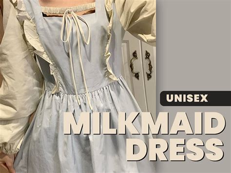 Milk Maid Dress For Men And Women Etsy