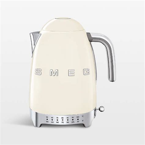 Smeg Cream Mini Electric Tea Kettle Reviews Crate Barrel