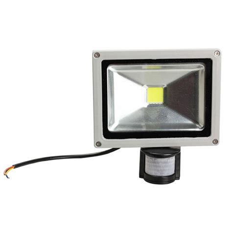 Faro Faretto A Led W Per Esterno Con Sensore Di Movimento Luce Bianca