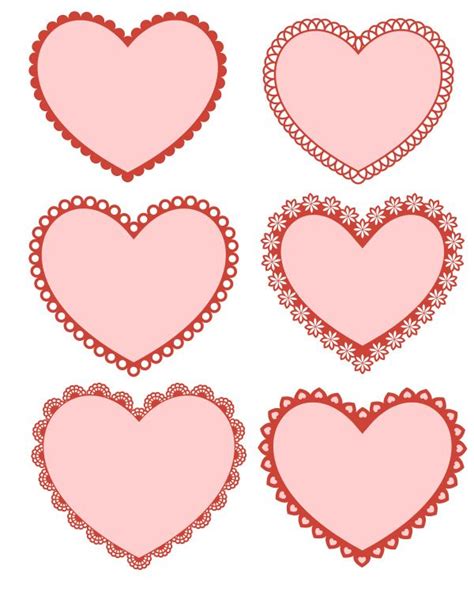 Free Printable Valentine Hearts Mama Likes This Corazones