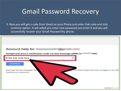 Gmail Password Recovery Process