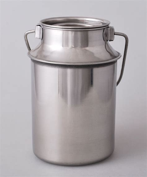 Stainless Steel Milk Can L Bottle Canister Container Jug Pail Liquid